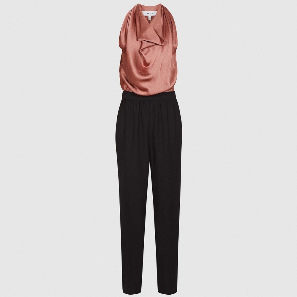 *Restock!* NWT REISS | Harley Contrast Jumpsuit - Picture 5 of 5